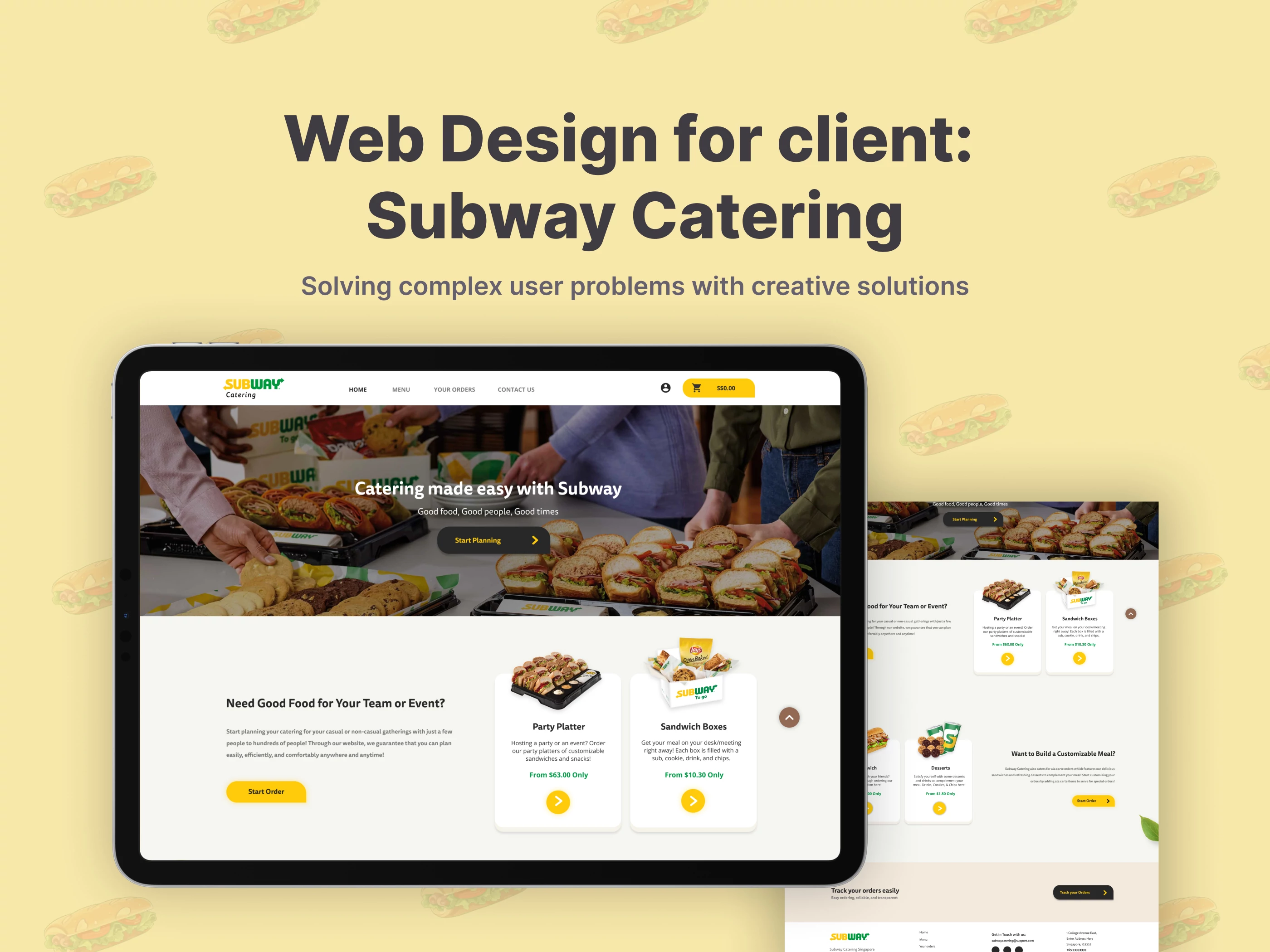 Subway Catering